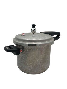 Vintage Aluminum Mirro Pressure Cooker Lid & Safety Valve 4 Qt Capacity